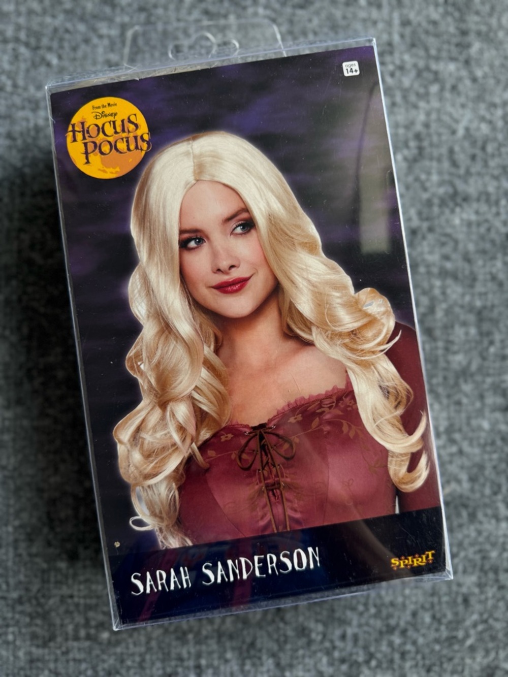 Sarah Sanderson Blonde Wig Hocus Pocus Costume Wig Adult One Size